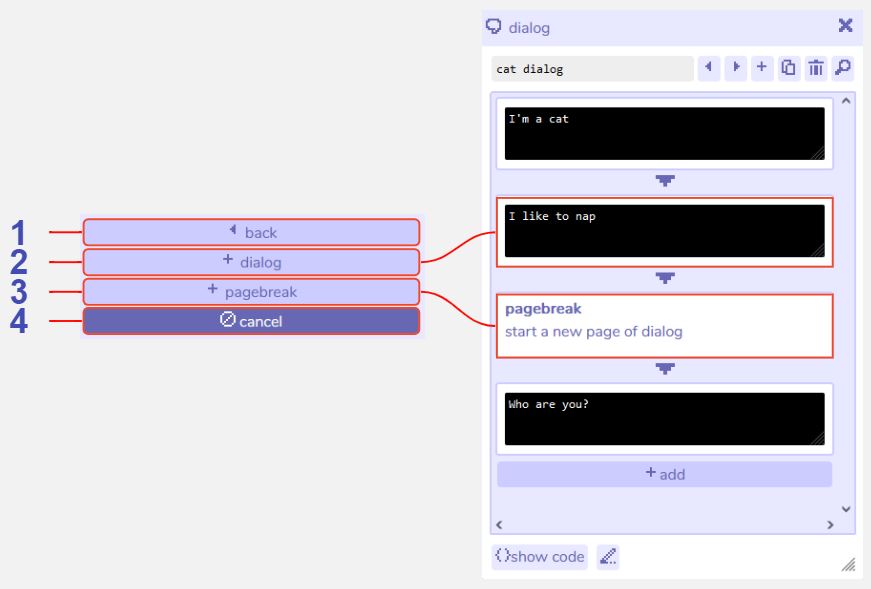basic dialog diagram