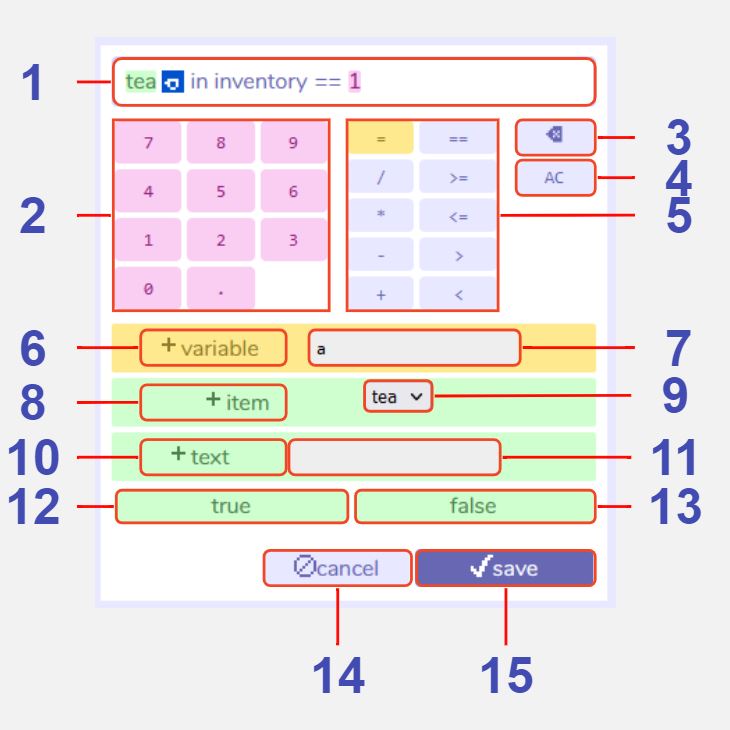 expression editor diagram