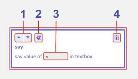 say variable value diagram
